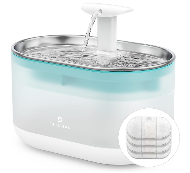 Fontaine à eau pour chat Petlibro sans fil avec capteur de mouvement