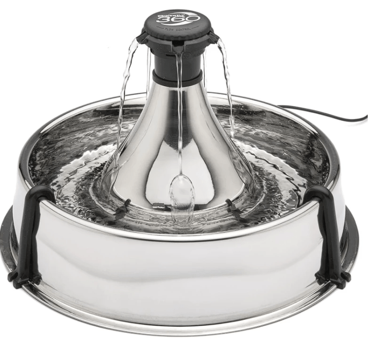 PetSafe Fontaine a eau chat Drinkwell en acier inoxydable 3,8 L
