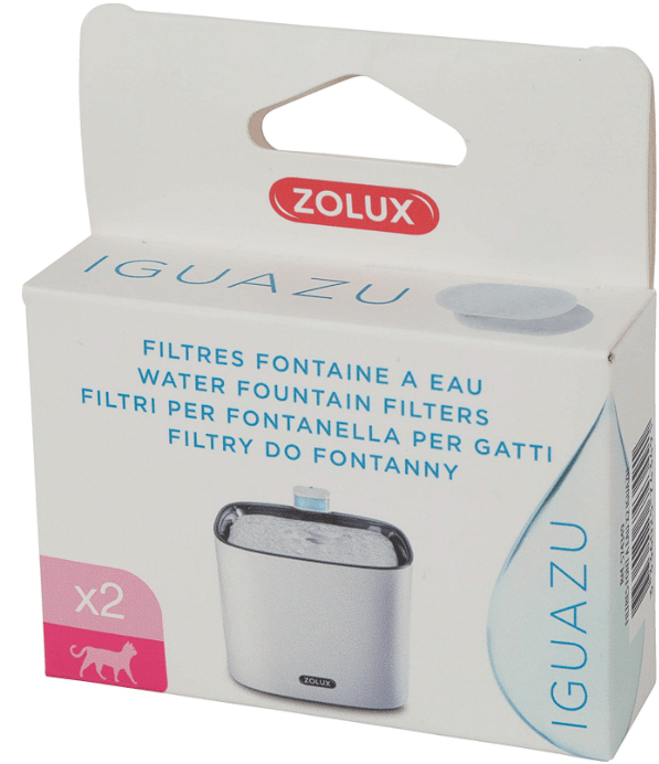 Filtres pour fontaine chat Zolux Iguazu