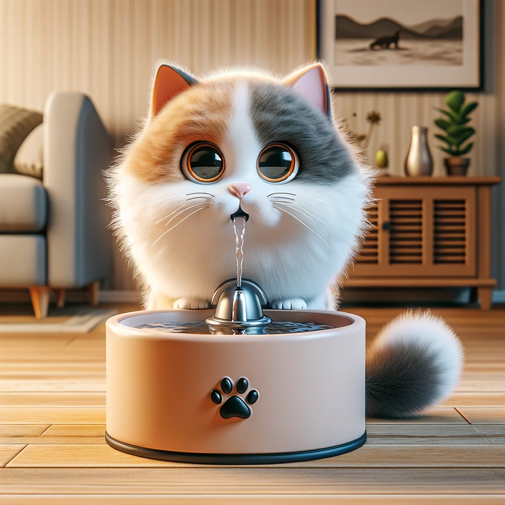 Logo du site "fontaine a eau chat"